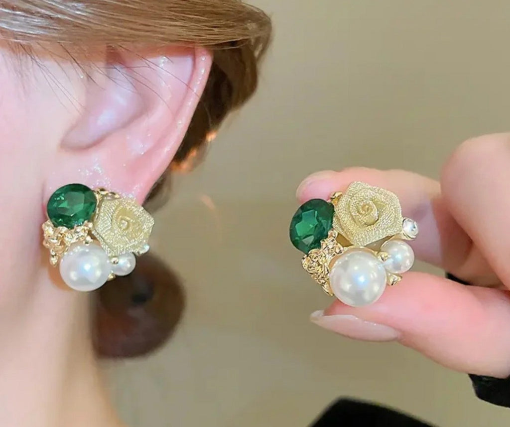 Velora Garden Glam Earrings - AR-132
