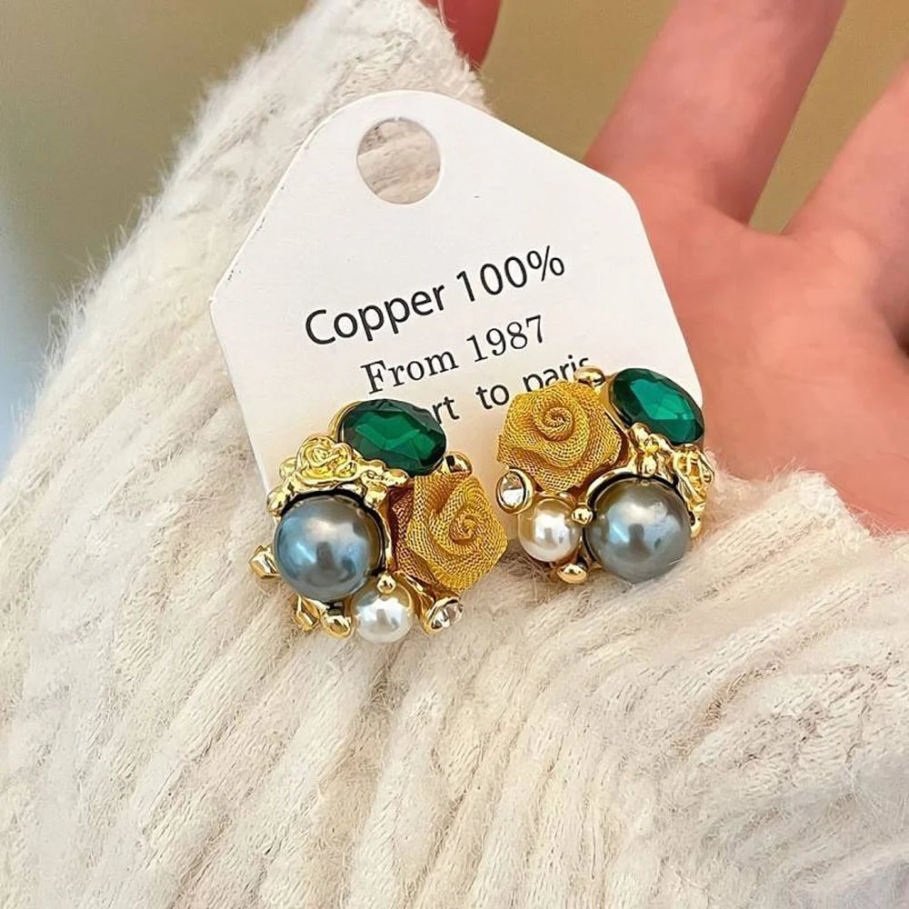 Velora Garden Glam Earrings - AR-132