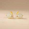 Rabbit stud earrings - AR-164
