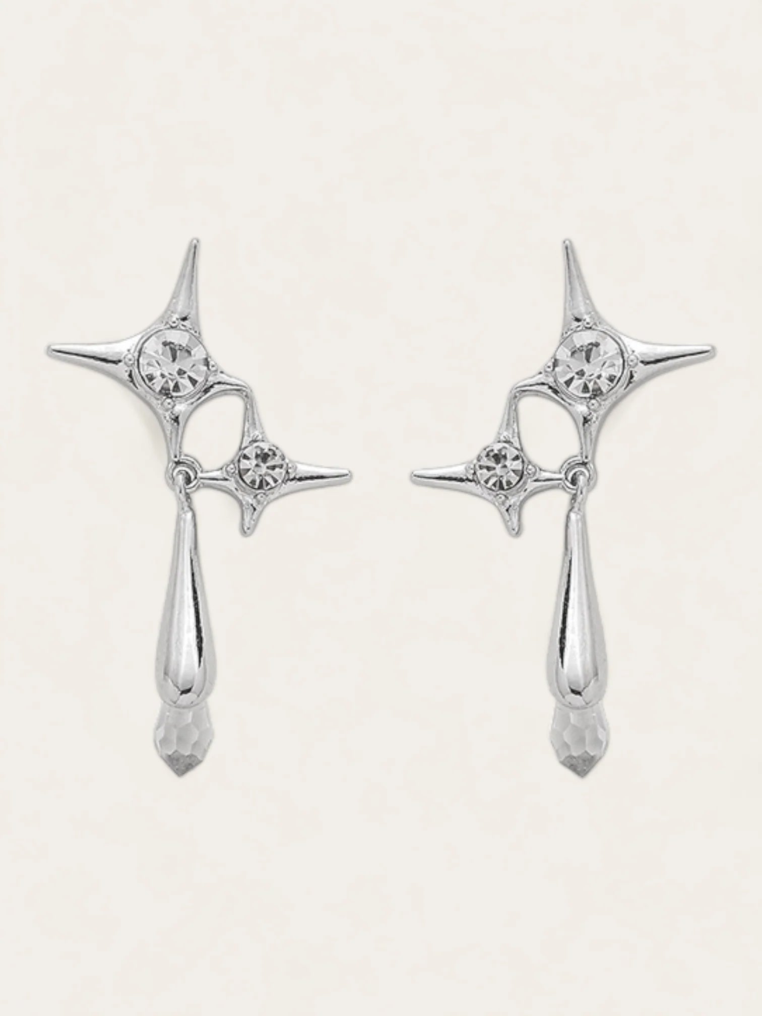 Sparkle crystal drop earrings - AR-167