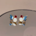 Blue Flutter Earrings - AR-125