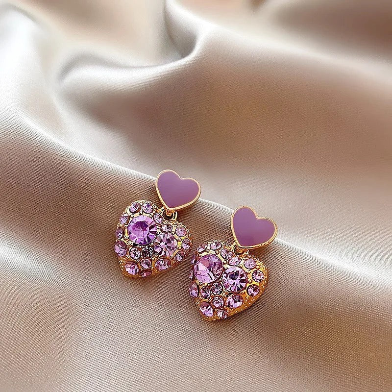 Candy Heart Earrings - AR-126-127