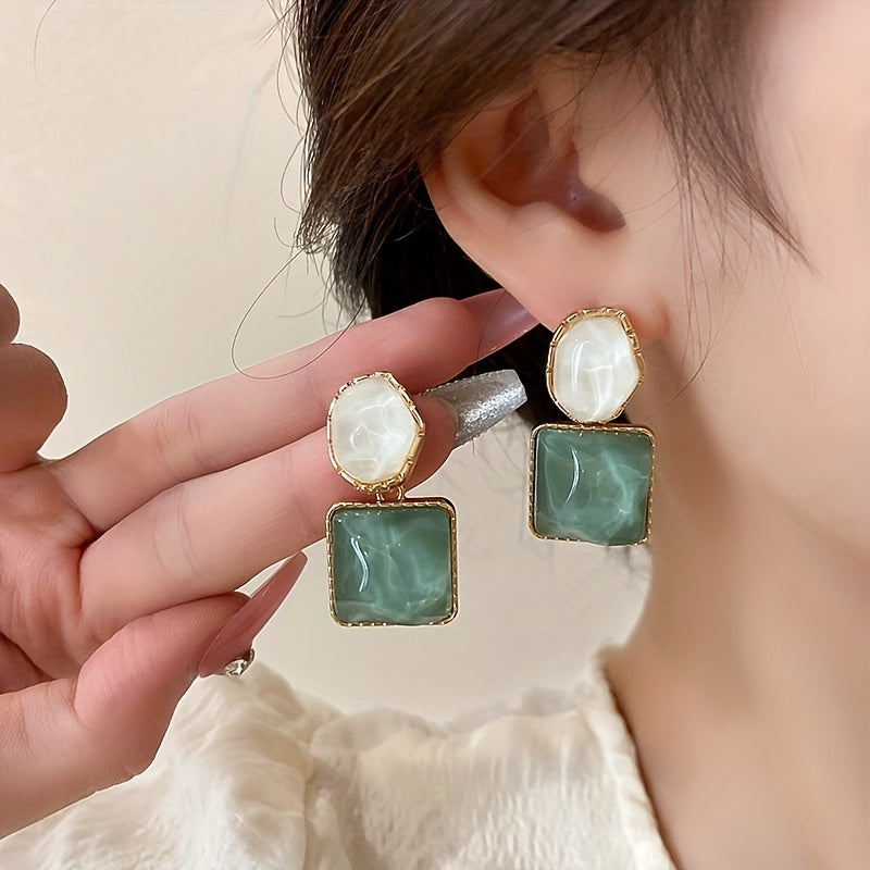 Korean Style Geometric Stud Earrings - AR-94-95