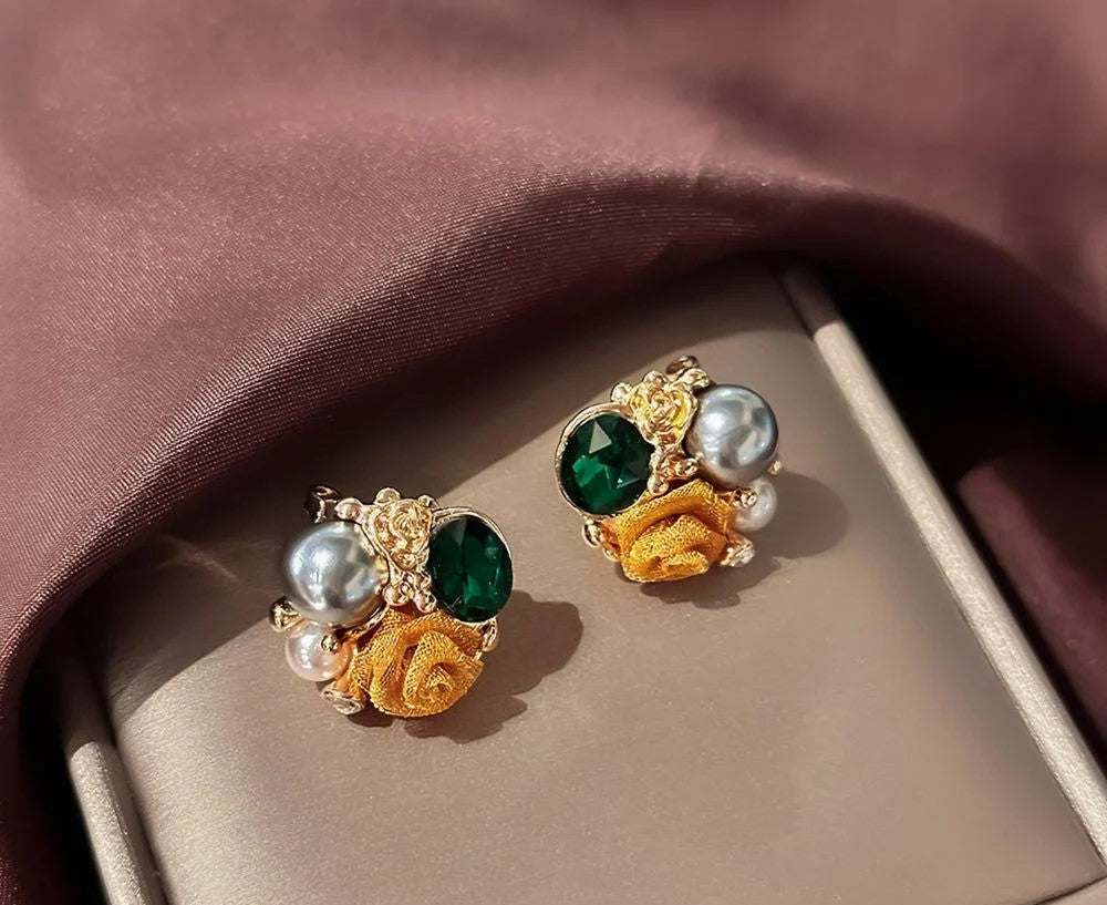 Velora Garden Glam Earrings - AR-132
