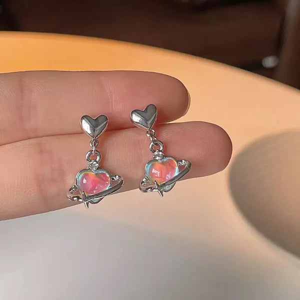 Celestial Opal Dangle Earrings - AR-121