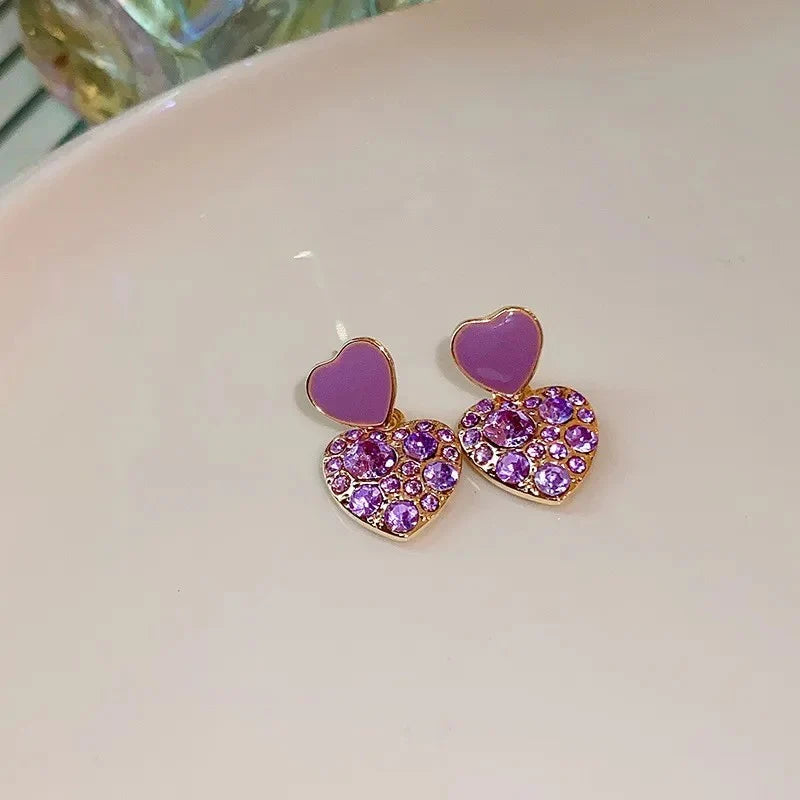 Candy Heart Earrings - AR-126-127