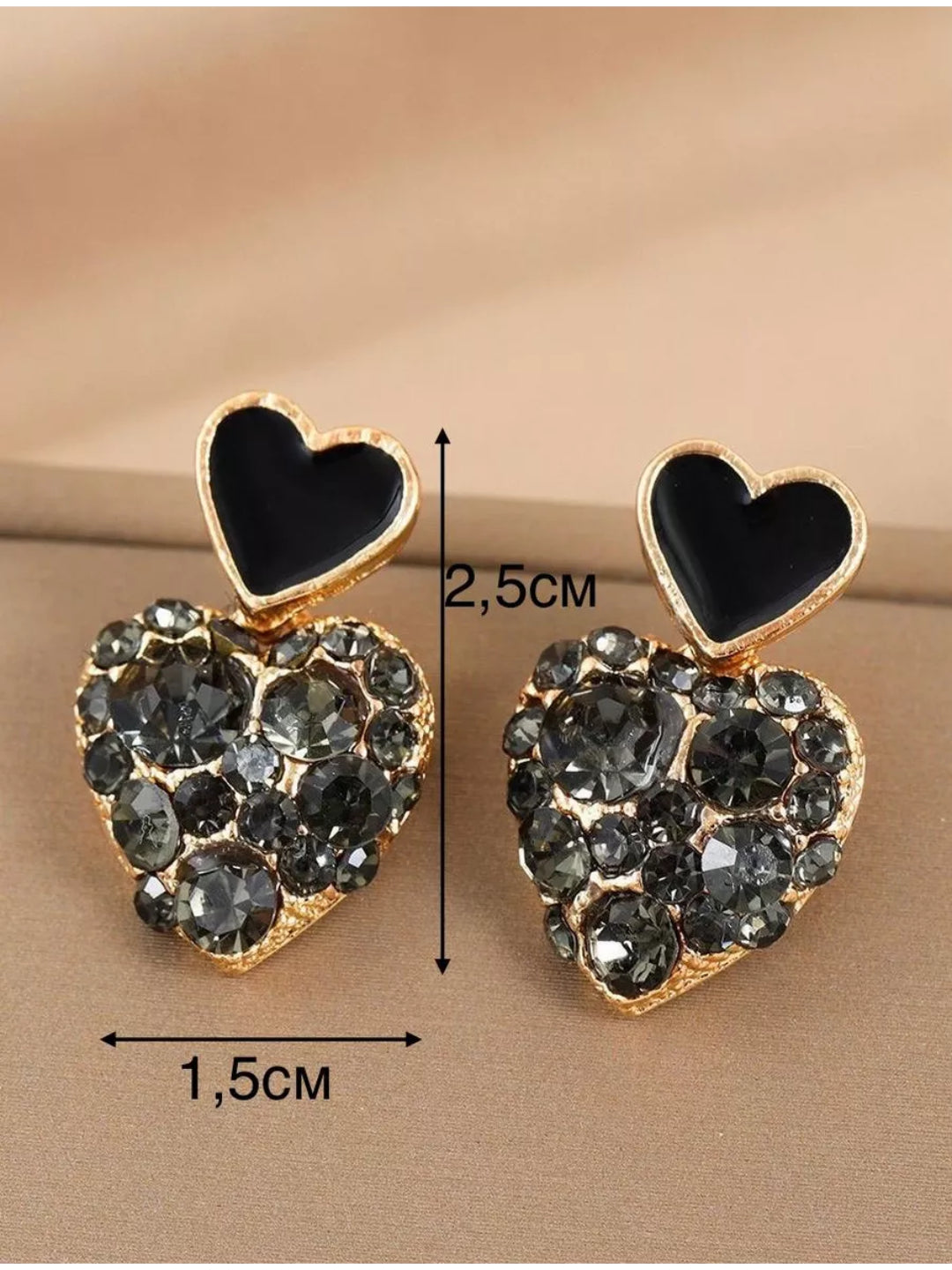 Candy Heart Earrings - AR-126-127
