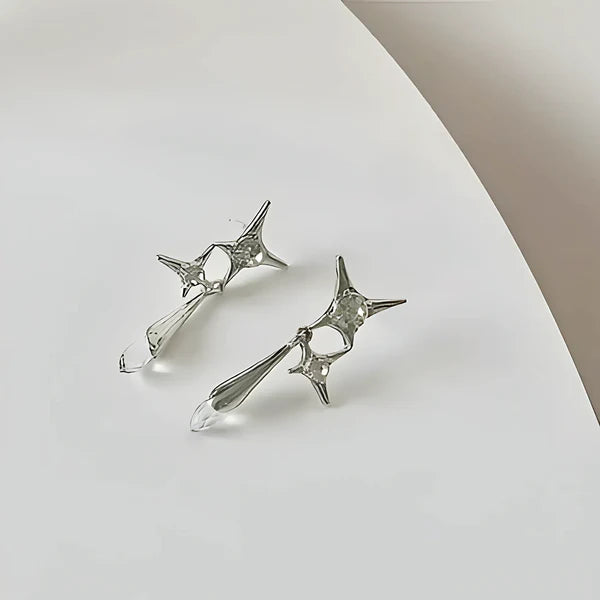 Sparkle crystal drop earrings - AR-167