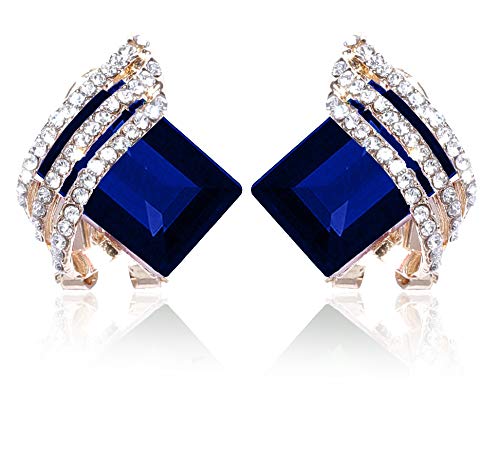 London Blue Topaz Stud Earrings - AR-122