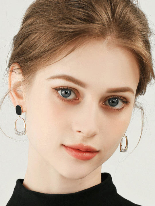 Black Noir Diamond Earrings - AR-42