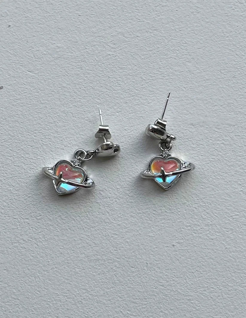 Celestial Opal Dangle Earrings - AR-121