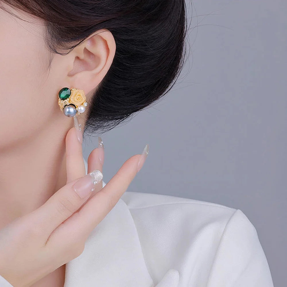 Velora Garden Glam Earrings - AR-132