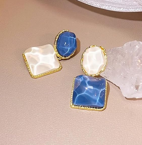 Korean Style Geometric Stud Earrings - AR-94-95
