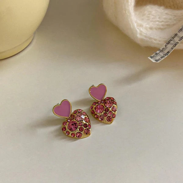 Candy Heart Earrings - AR-126-127