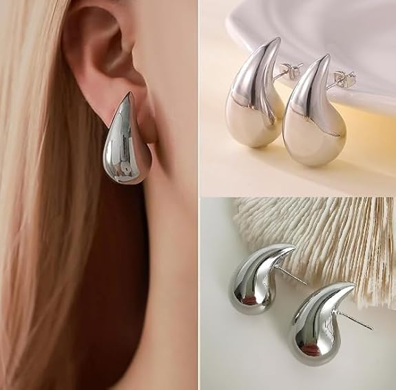 Tear Drop Stud Earrings - AR-14-15