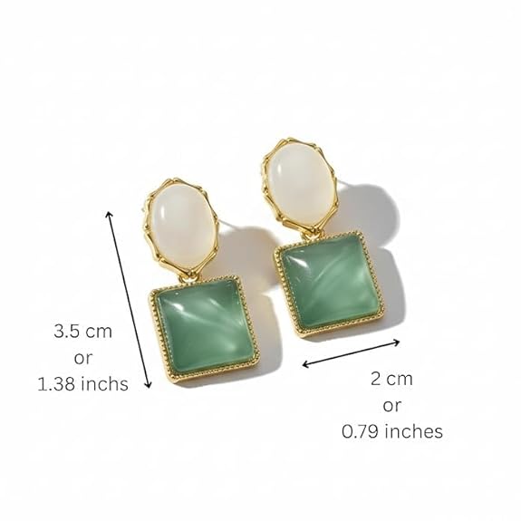 Korean Style Geometric Stud Earrings - AR-94-95
