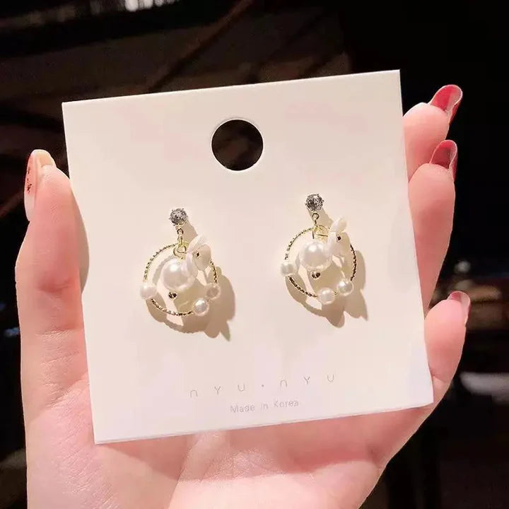 Butterbliss Pearl Earrings - AR-133