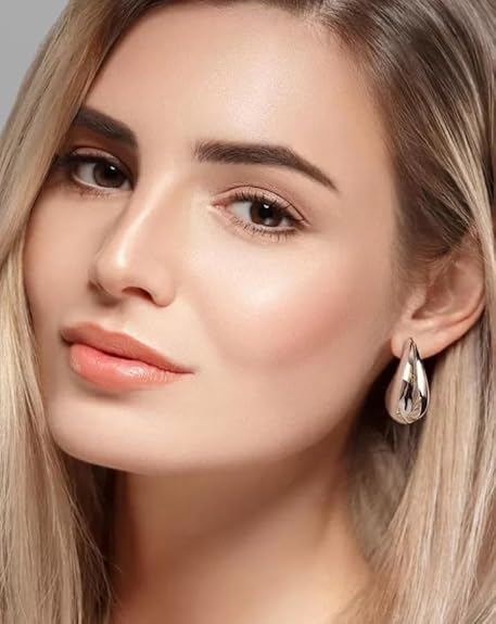Tear Drop Stud Earrings - AR-14-15