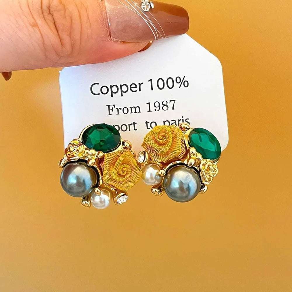 Velora Garden Glam Earrings - AR-132