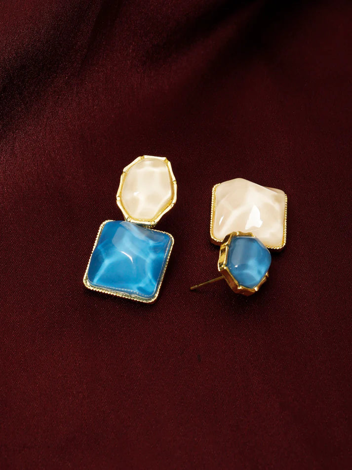 Korean Style Geometric Stud Earrings - AR-94-95