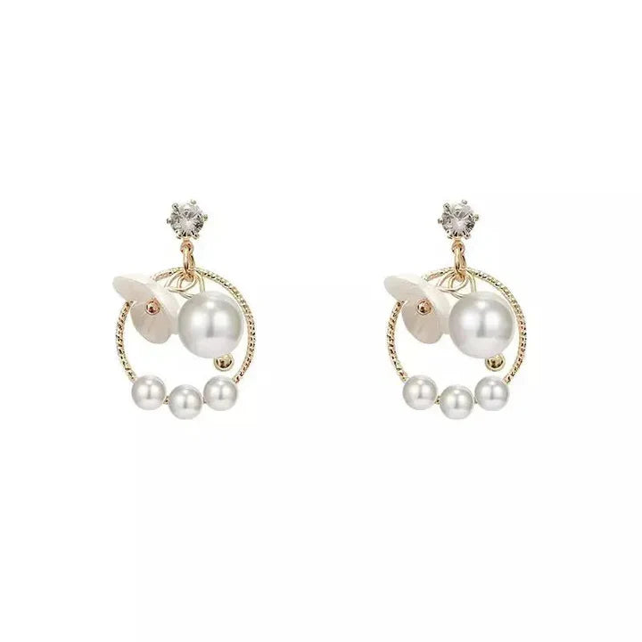 Butterbliss Pearl Earrings - AR-133