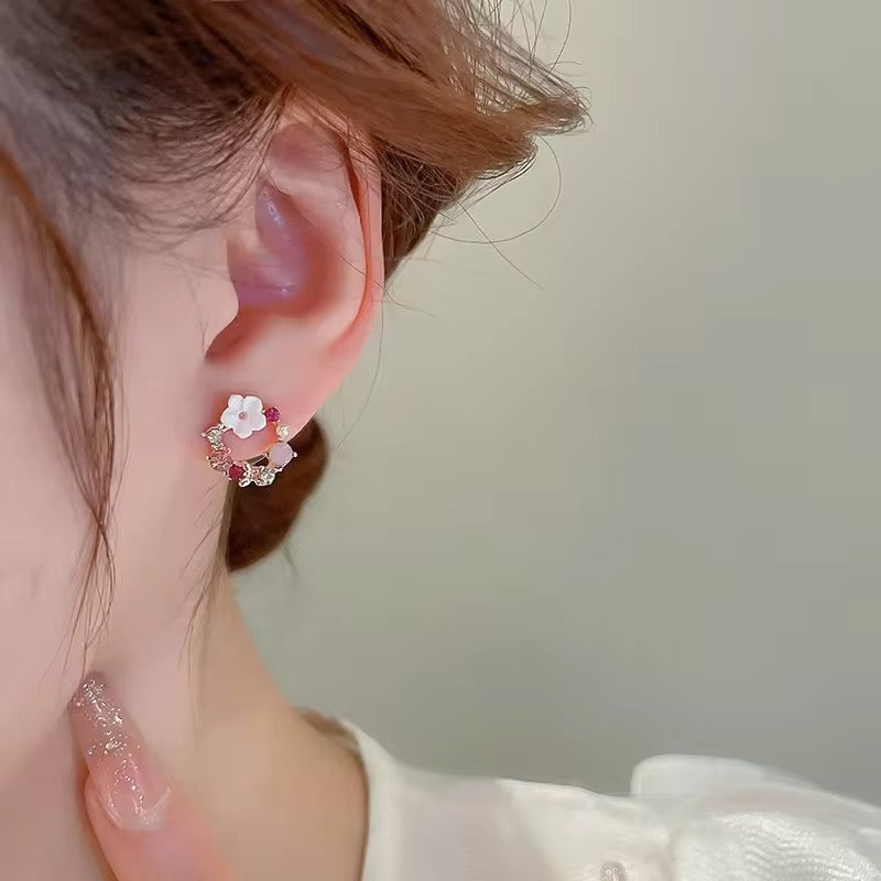 Cherry Blossom (Sakura) Minimal Earrings - AR-97