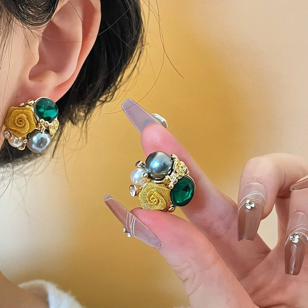 Velora Garden Glam Earrings - AR-132