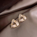 Ivory Knot Elegance Earrings - AR-168