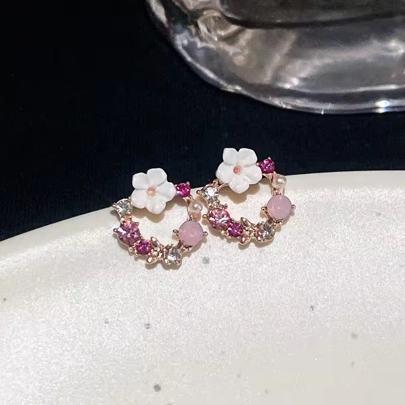 Cherry Blossom (Sakura) Minimal Earrings - AR-97
