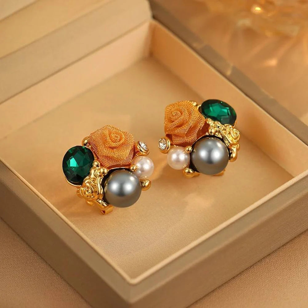 Velora Garden Glam Earrings - AR-132